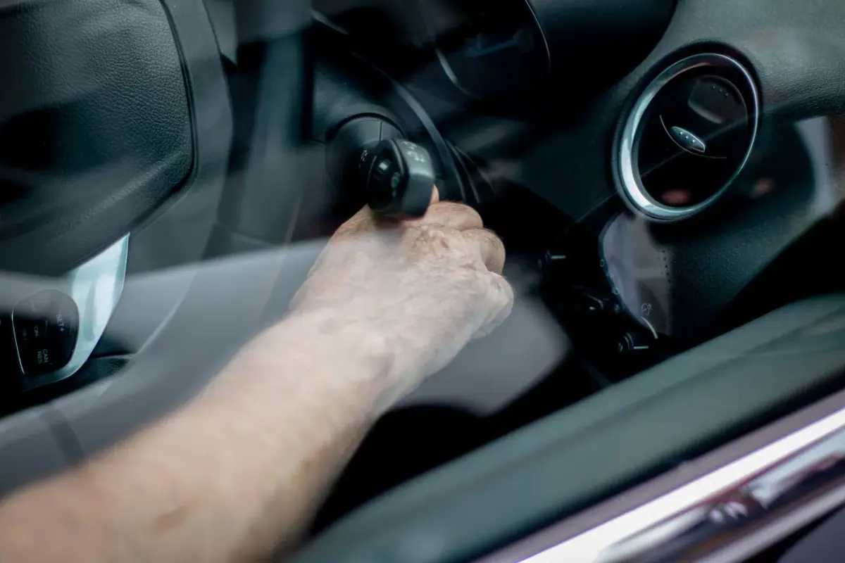 Key in ignition after programming