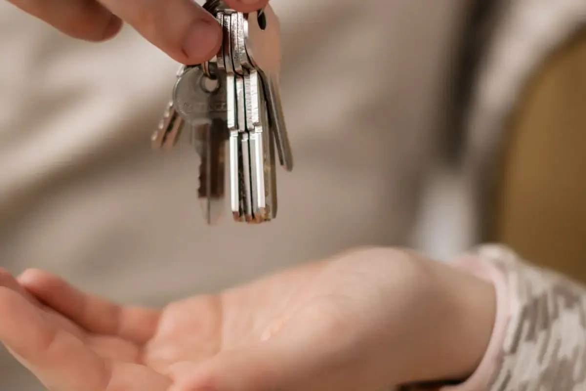 Fresh keys handed over to a Lake Forest homeowner